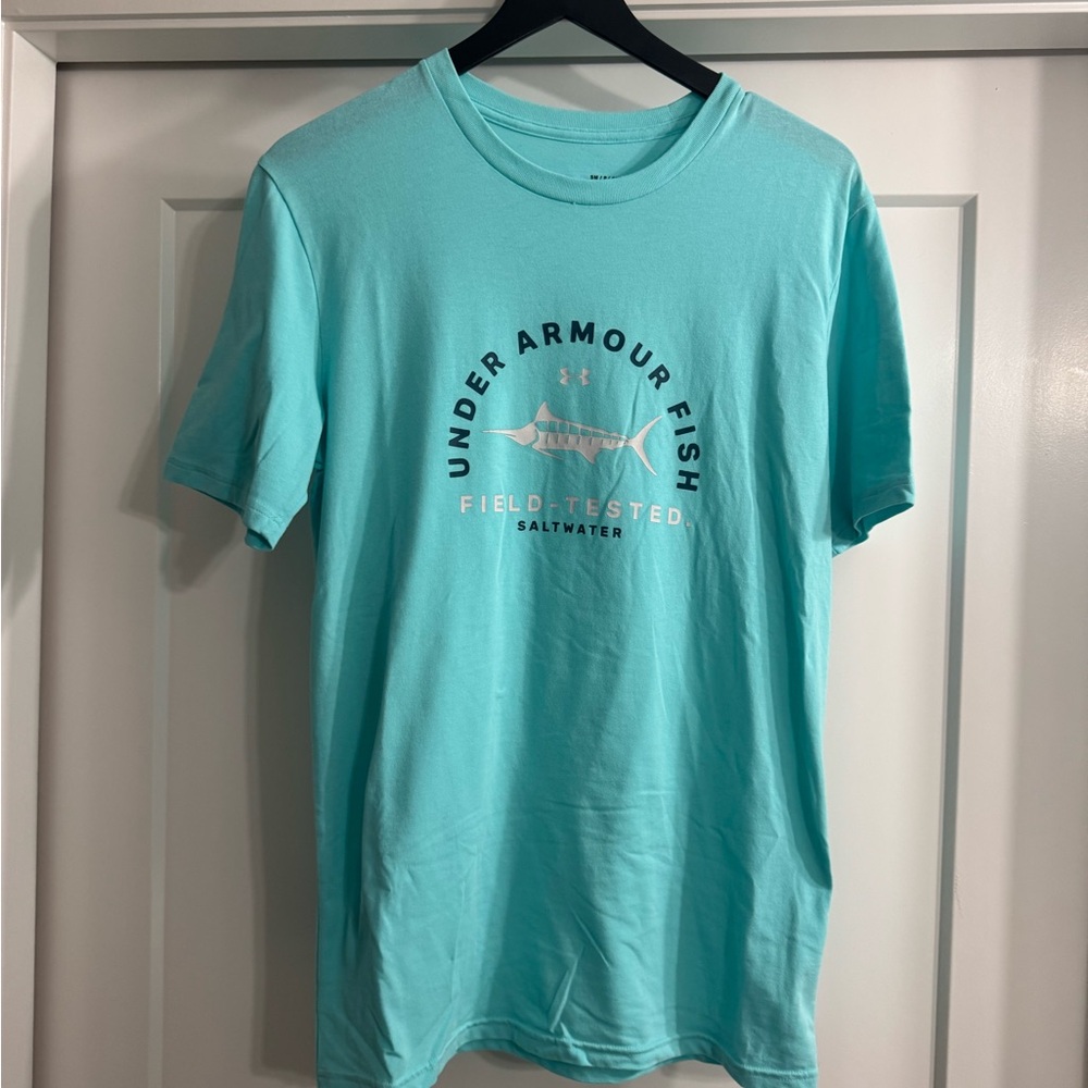 Under Armour Men's Light Blue Graphic Tee